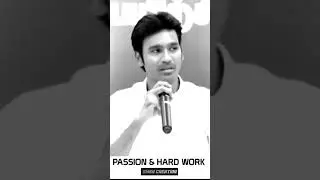 Passion & Hard Work || Tamil Motivational Speech || Dhanush