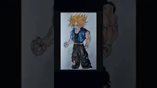 Future Trunks 💢 #shorts #art #anime