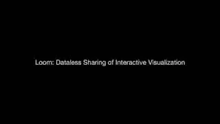 Loom: Dataless Sharing of Interactive Visualization