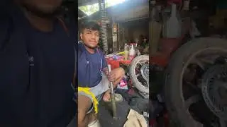 Hero honda karizma front fork oil seal change