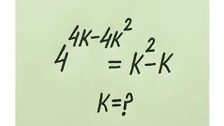 Harvard University Admission Interview Trick | Algebra Simplification | k=?