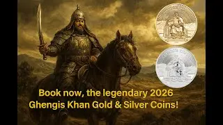 From CIT, this is the ultra exlusive 2026 Mongolia 1 oz Chinggis Khaan UHR Gold Proof Coin 💥