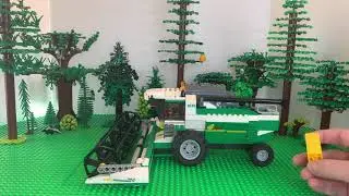 A look at set# 7636 Combine Harvester, LEGO from 2009