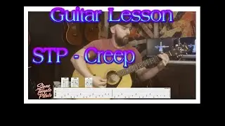 Stone Temple Pilots, Creep - Guitar Tutorial
