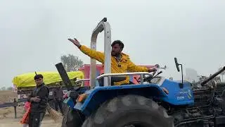 4cylinder surender bhai vs king khong ki testing kar rahe mp (shipra river) tractor tochan trunament