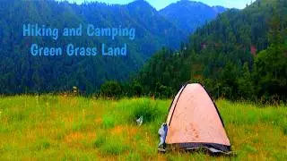 Solo Hiking & Camping In Kashmir - Spring Hiking Camping - Rainey Weather ASMR #57