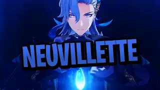 Neuvillette Gameplay & Skill Demo [Japanese Dub] (Genshin Impact)