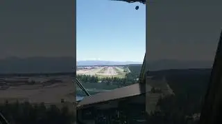 C-130 Landing Cockpit View
