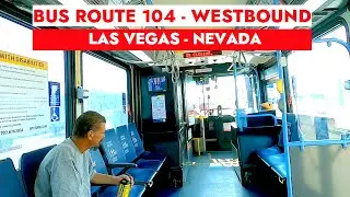 🇺🇸🚌 Bus Route 104 - Westbound in Las Vegas, Nevada