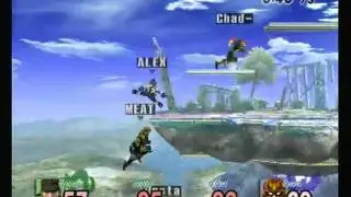 Brawl 5.0+ Chad(Falcon) Alex(Falco) vs KOKingpin(Ganon) Slash(Snake) grand finals 1/4