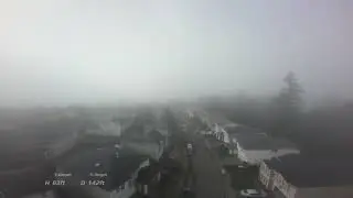 Daytime Flight Over the Fog
