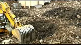 VIDEO 136 Erdaushub in  Edling----- Excav.  Building Pit