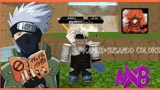 ROBLOX Naruto NRPG Beyond| KAMUI+SUSANOO COLORS