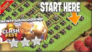 Easily 3 Stars Infinite Goblin Challenge Clash Fest Clash of Clans
