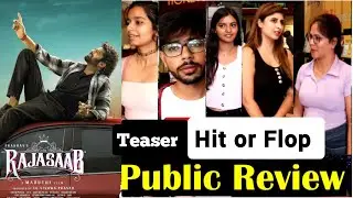 The Raja Saab Teaser Public Review | The Raja Saab Teaser Public Talk | The Raja Saab Teaser Review