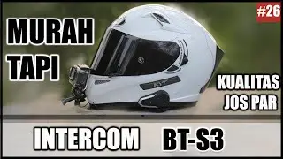 INTERCOM BT-S3 KUALITASNYA JOS PAR !! | #26 #intercombt-s3 #motovlogindonesia #motovlogjatim
