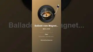 Ballade vom Magnet Junkie Lehrling