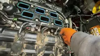 2015 CHRYSLER TOWN & COUNTRY REEMPLAZÓ DE LAS JUNTAS DEL MULTIPLE DE ADMISIÓN INFERIOR y SUPERIOR 