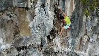 Stalagosaurus 6C+ , classic thai limestone climb