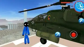 US Police Stickman Rope Hero Vegas Gangstar Crime - Gameplay Trailer (Android)