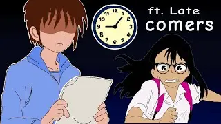 Always Late To Class! | Late Comer | Storytime | HR FunAnimations