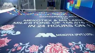 MekoTex making World record on MS LaRio
