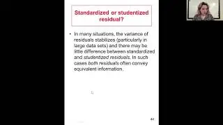 Ch2_5: Regression model diagnostics Residual Analysis PP 39to49