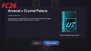 #EA SPORTS FC 26 #FC26 #UT #SBC Marquee Matchups Arsenal v Crystal palace