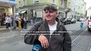 Până și nemții susțin Naționala României. Locuitorii din Würzburg, impresionați de jocul românilor