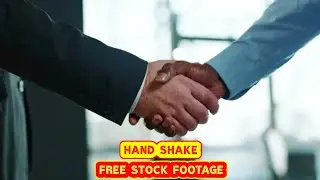 HAND SHAKE - FREE STOCK FOOTAGE - COPYRIGHT FREE VIDEOS - NO COPYRIGHT - ROYALTY FREE - HD - 4K