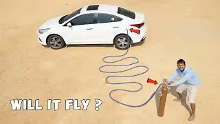 We Fill Helium Gas In Car - Will It Fly ?