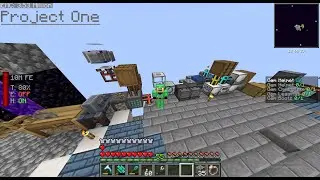 Minecraft Modpack (Project One) Let's Play Part 8 Auto Crafting Dark Matter N Ores From The Void!