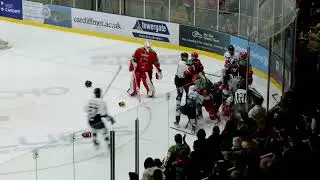 Cardiff Devils vs Coventry Blaze EIHL End of Game Mini Brawl 28-12-24