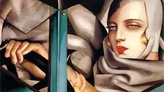 Tamara de Lempicka - Autoritratto sulla Bugatti verde (spiegato ai truzzi)