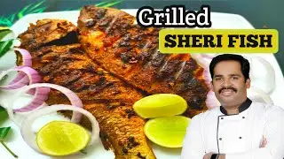 Grilled SHERI FISH Recipe ! How to Make Grilled Fish in Malayalam !Easy Fish Fry Recipe..