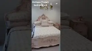 Hundred year old wrap a round antique bed gets repurposed. #furniture #shabby #shabbychic #roses