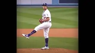 Trevor Bauer Slow Motion Pitching Mechanics (Home Plate View)