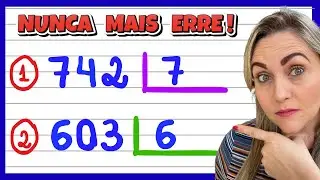 É AQUI QUE VOCÊ ERRA NA HORA DE FAZER UMA DIVISÃO!! EXPLICAÇÃO DE DIVISÃO! VEM APRENDER MATEMÁTICA!