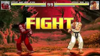 EVE HD Hyper God Ken Vs Hyper God Ryu
