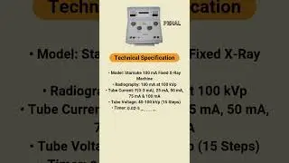 FX 100 X-Ray System &ndash; High-Performance Imaging for Accurate Diagnostics #xray #hospital #shortsfeed
