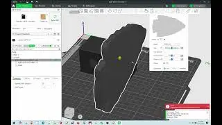 Настройка и существующая 3D-модель в Bambu Studio &mdash; крышка фаркопа