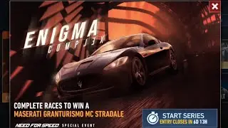 NFS: No Limits Maserati GranTurismo MC Stradale | Enigma Complex (New Special Event 2021 Day 1)