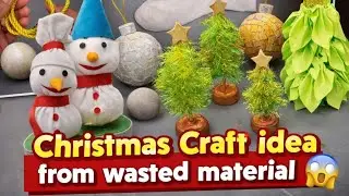 Amazing Christmas Craft Ideas from Waste Material 😱 | DIY Christmas Decoration | Easy DIY Christmas