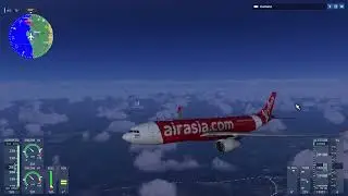 Microsoft Flight Simulator_ AirAsia 330-300_KUL(WMKK)-PEN(WMKP)_090625