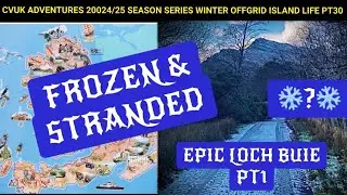 FROZEN IN ? Stranded Pt30 Awesome Loch Buie Pt1 Castles/Caves/Wildlife Vanlifeuk