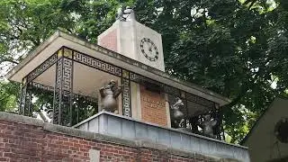 Delacorte Clock Musical animal outside Central Park Zoo Central Park Manhattan New York June 2023