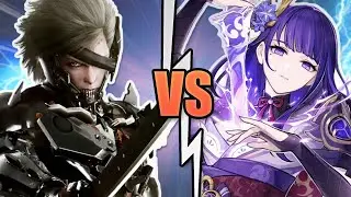 Genshin Raiden fights Metal Gear Raiden to the DEATH