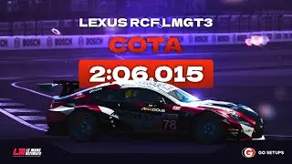 Le Mans Ultimate | Lexus RCF LMGT3 - COTA | U5 Hotlap