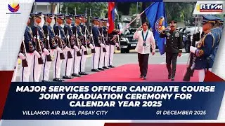Major Services Officer Candidate Course Joint Graduation Ceremony for Calendar Year 2025 12/02/2025