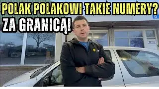 TAKIE NUMER ZA GRANICĄ Pożyczył auto POLAKOWI…